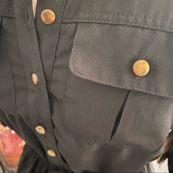 Bebop Black Shirt Pocket Dress - Picture 5 of 11